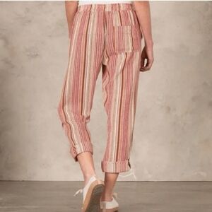 Sundance striped colorful drawstring pants S